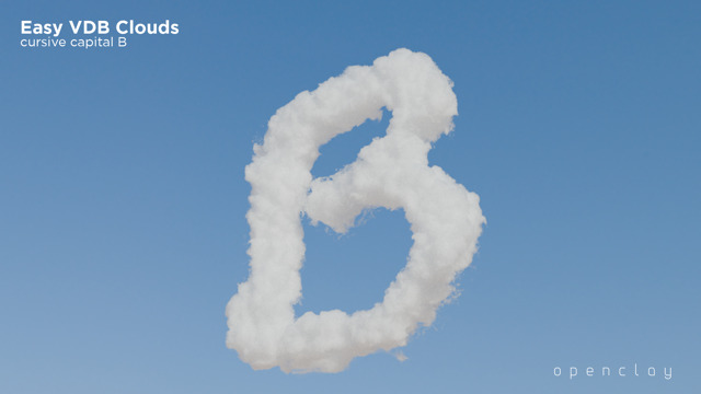 Cursive Capital B